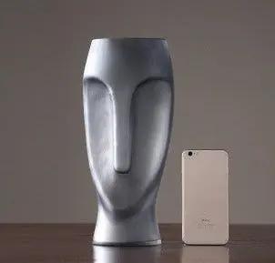 European Creative Modern Face Glass Vase C BlakHom