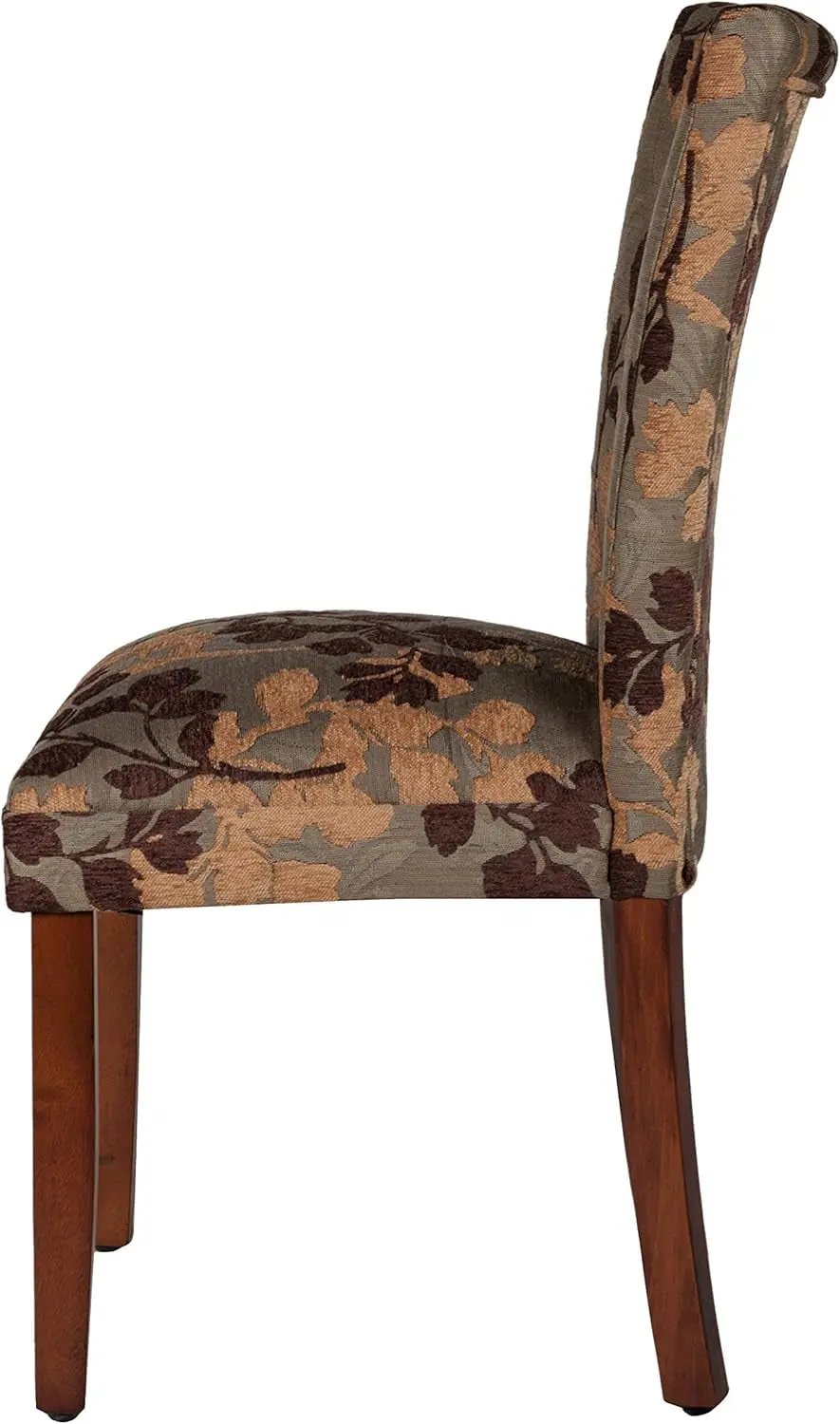 Home Decor | K1136-F975 | Classic Upholstered Parsons Dining Chair | Single Accent Dining Chair, Brown Woven-4