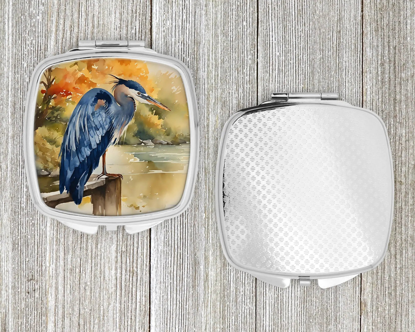 Blue Heron Compact Mirror-3
