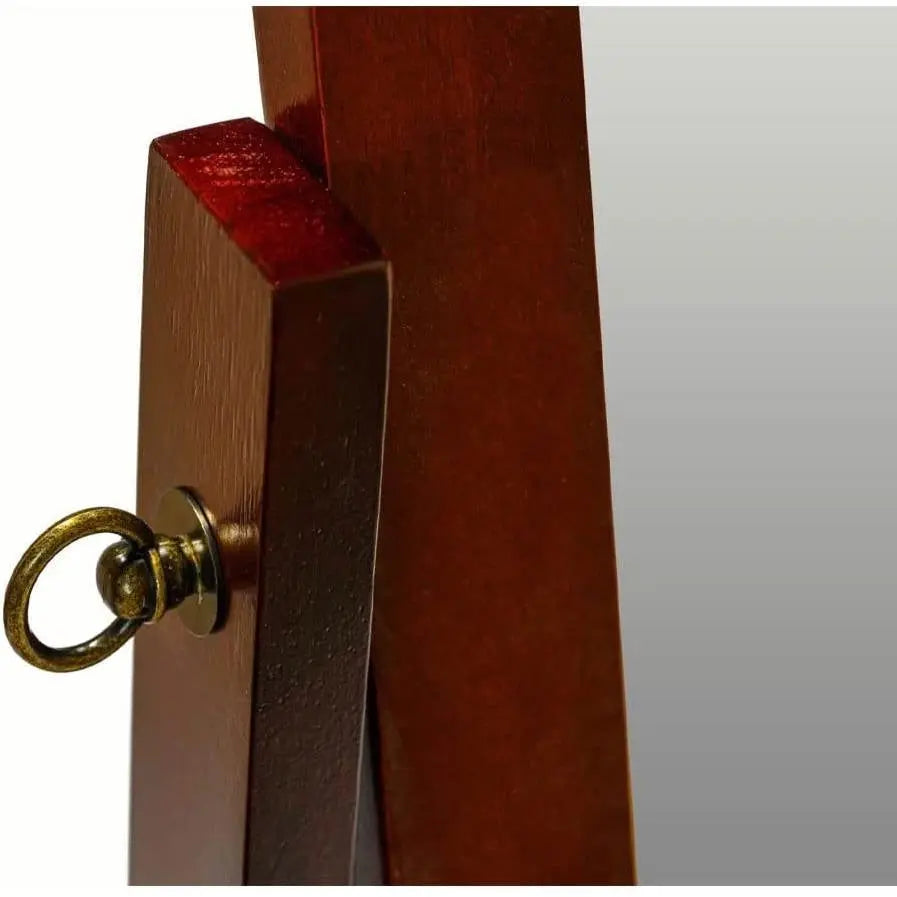 Modern Full Length Freestanding Bedroom Floor Cheval Mirror in Cherry FastFurnishings