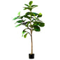 NNEAGS 155cm Green Artificial Indoor Qin Yerong Tree Fake Plant Simulation Decorative-0