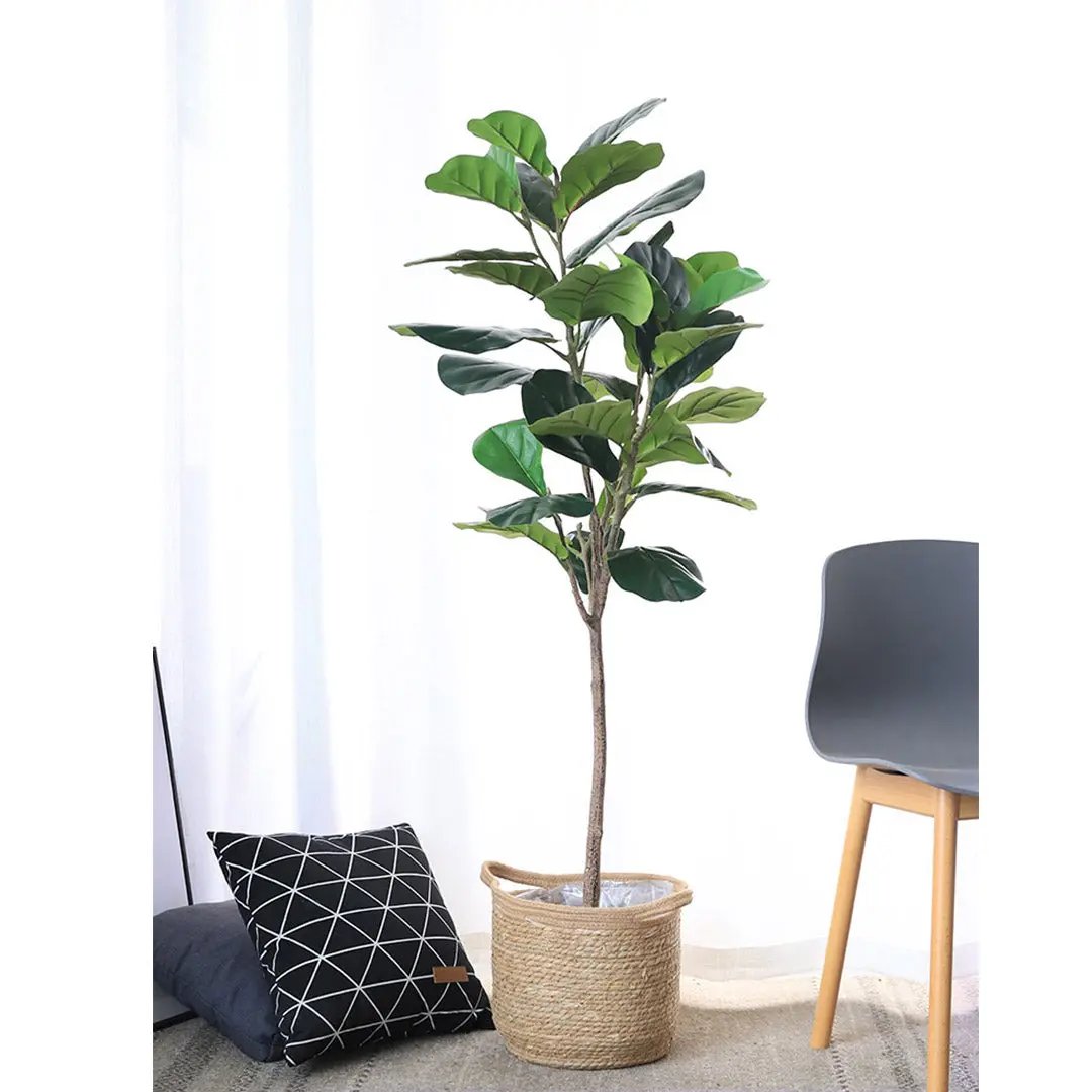 NNEAGS 155cm Green Artificial Indoor Qin Yerong Tree Fake Plant Simulation Decorative-3