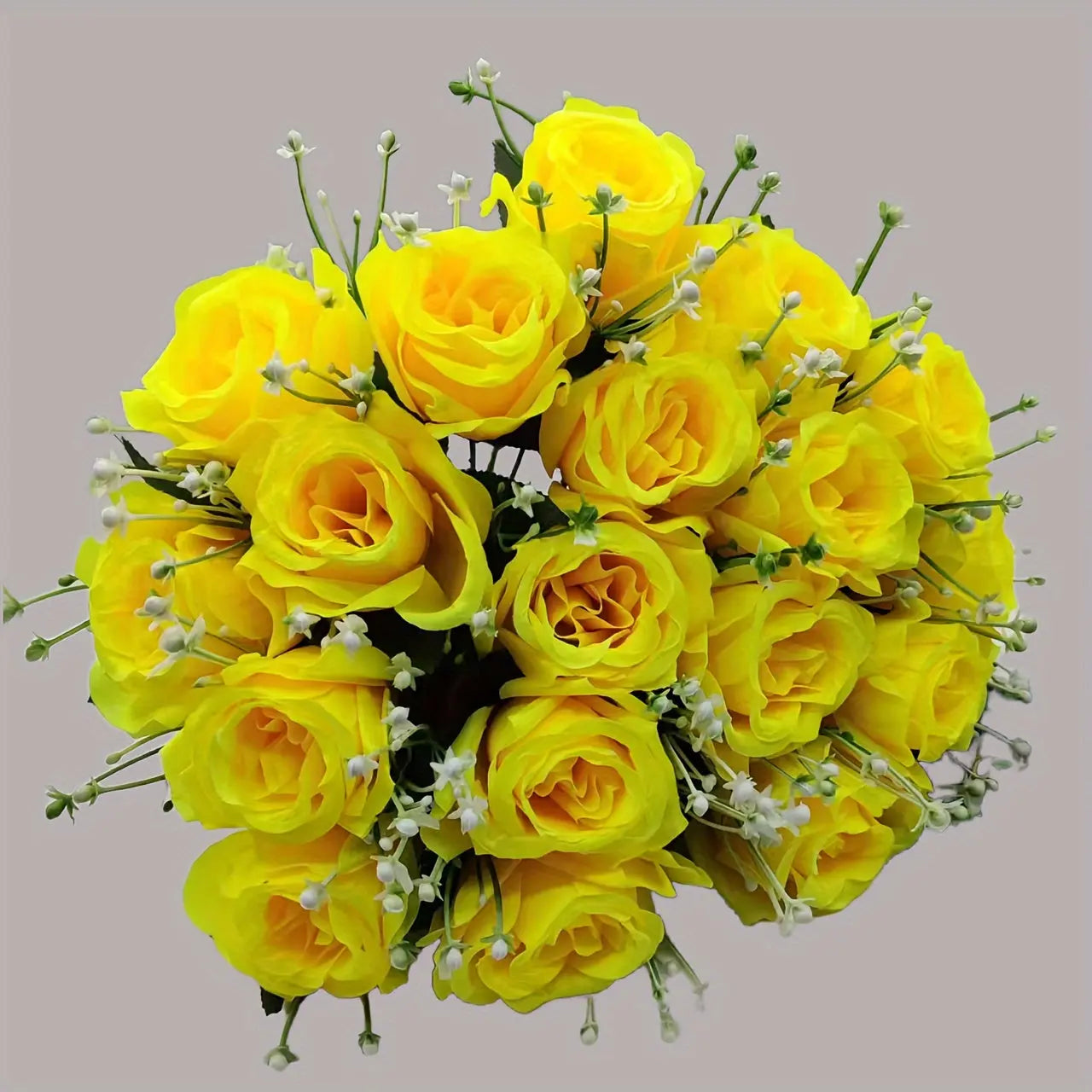 Silk Artificial Roses Bouquet for Home Decor TM