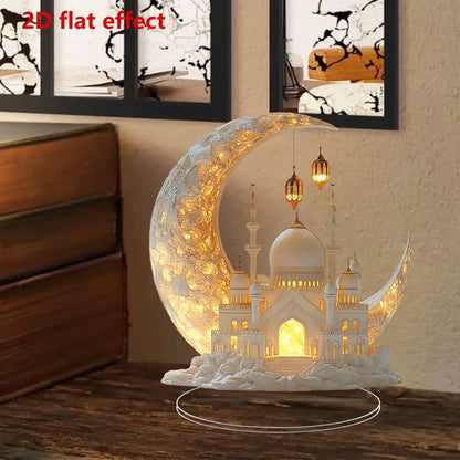 NNETM Traditional Ramadan Mosque Table Decoration Home Decor NNETM