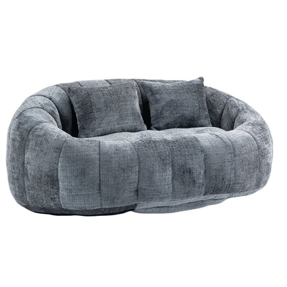 Bean Bag Lazy Sofa Durable Comfort Lounger G-BlakHom