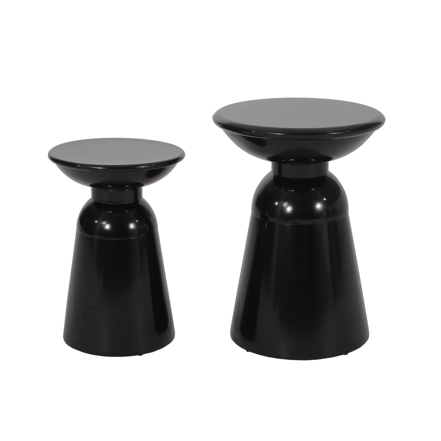 2 Metal Side Tables G-BlakHom