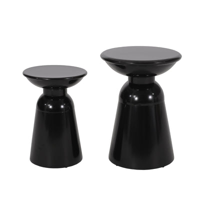 2 Metal Side Tables G-BlakHom