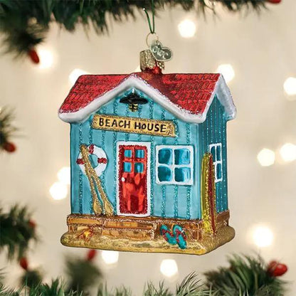 Beach House Ornament Old World Christmas