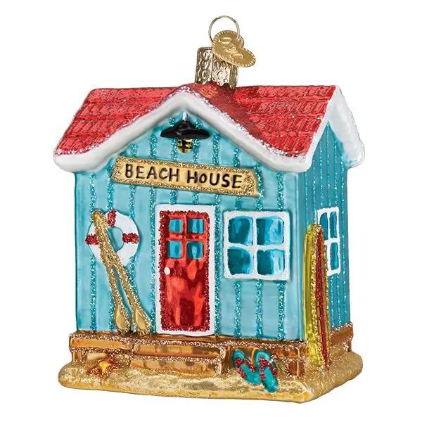 Beach House Ornament Old World Christmas