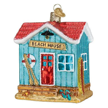 Beach House Ornament Old World Christmas