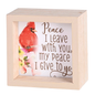 Dual-Sided Cardinal Art: Peaceful Home Decor-1