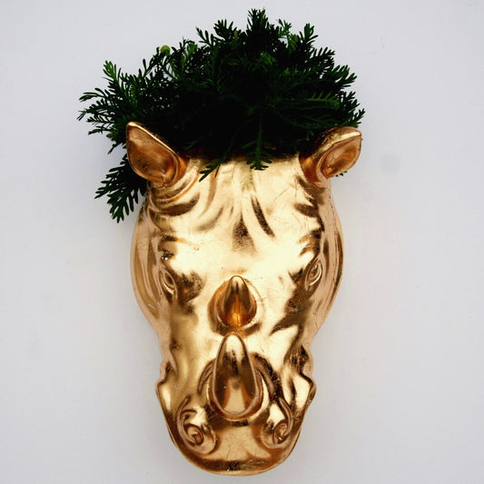 Greek Gold Gilded Wall Planter M BlakHom