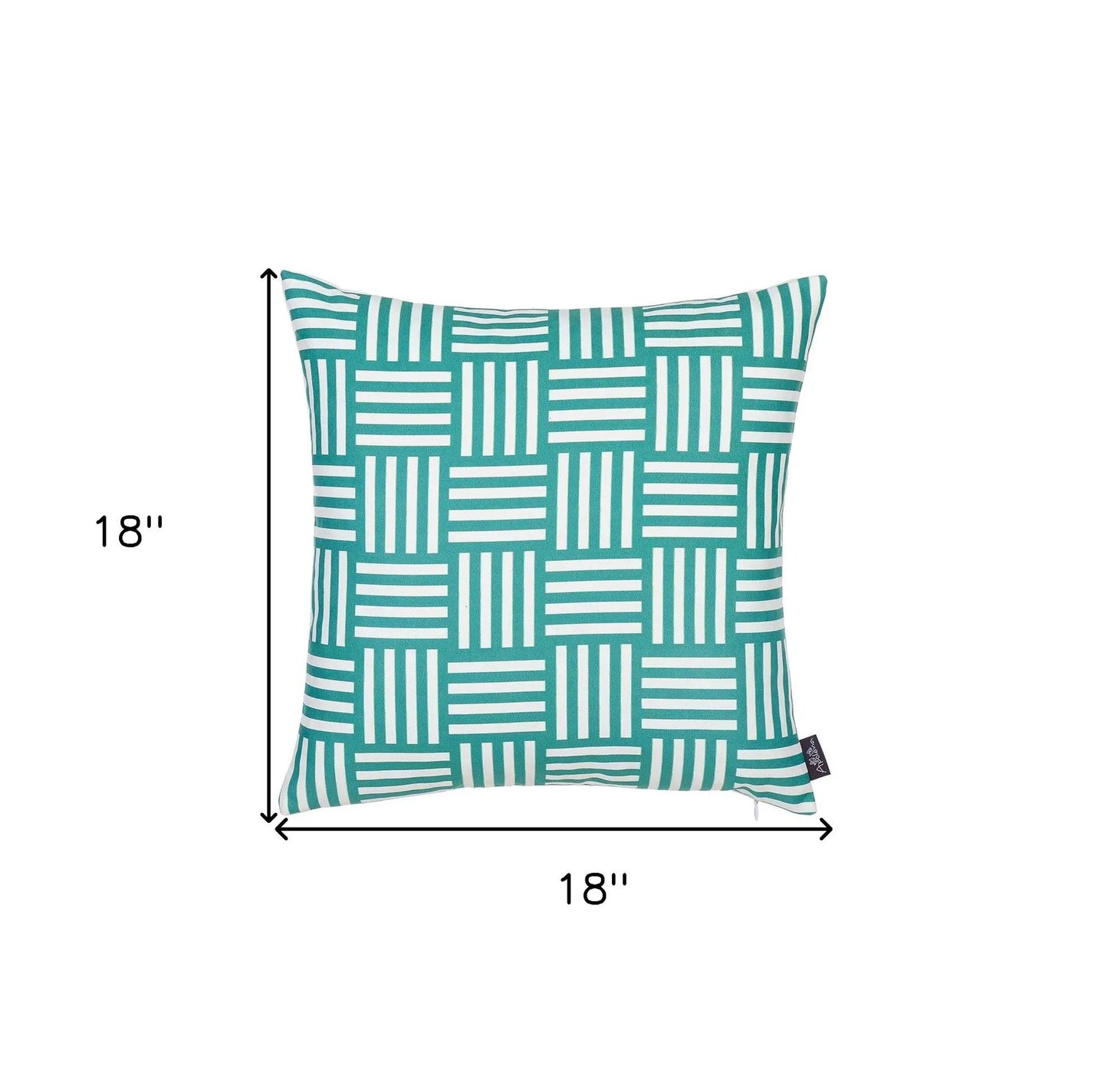 18"X18" Memphis Printed Decorative Throw Pillow Cover Homeroots