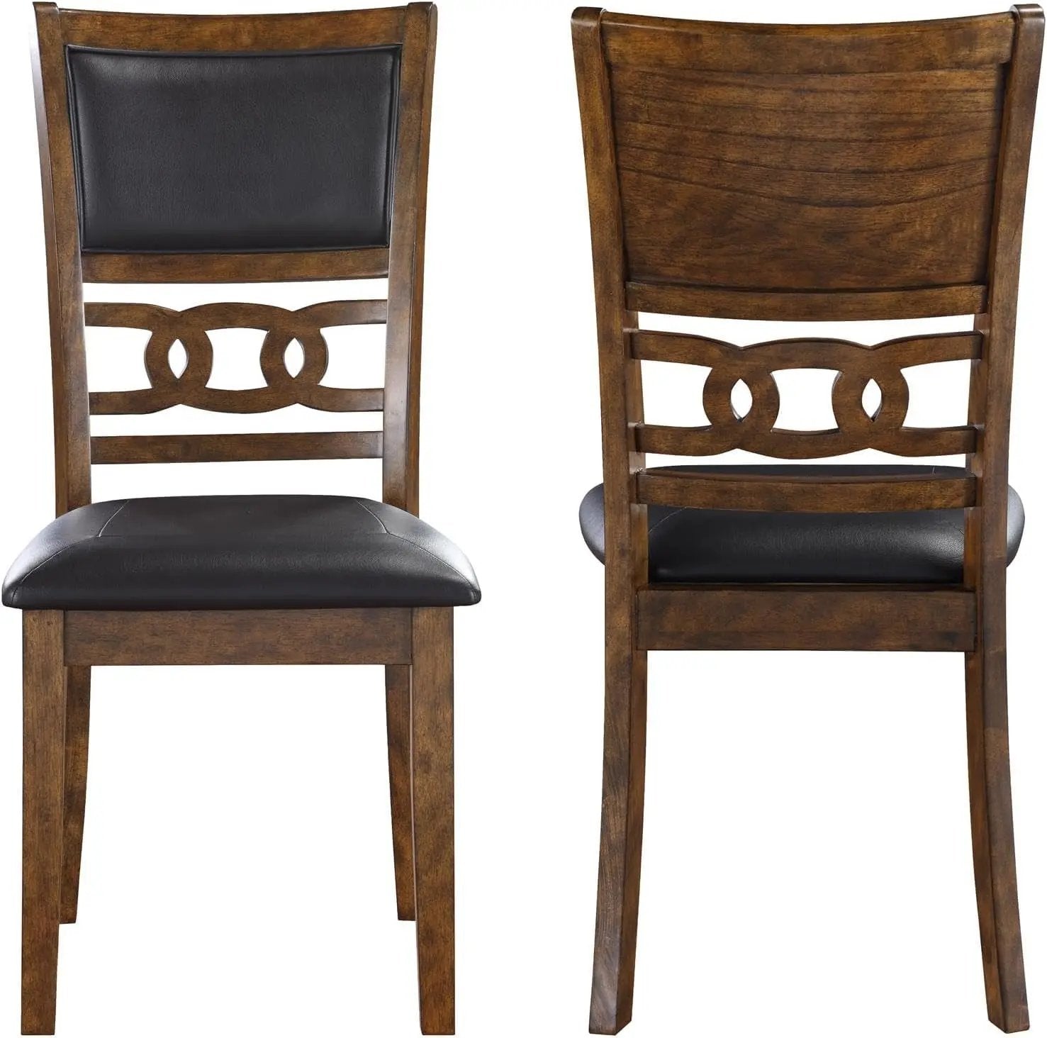 Gia Dining Chairs, Set of 2, Brown ShipItFurniture