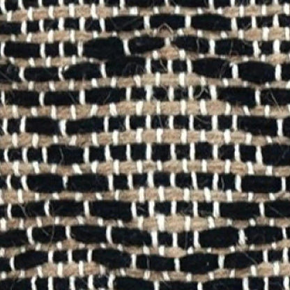 Black And Sand Woven Decorative Pillow Homeroots