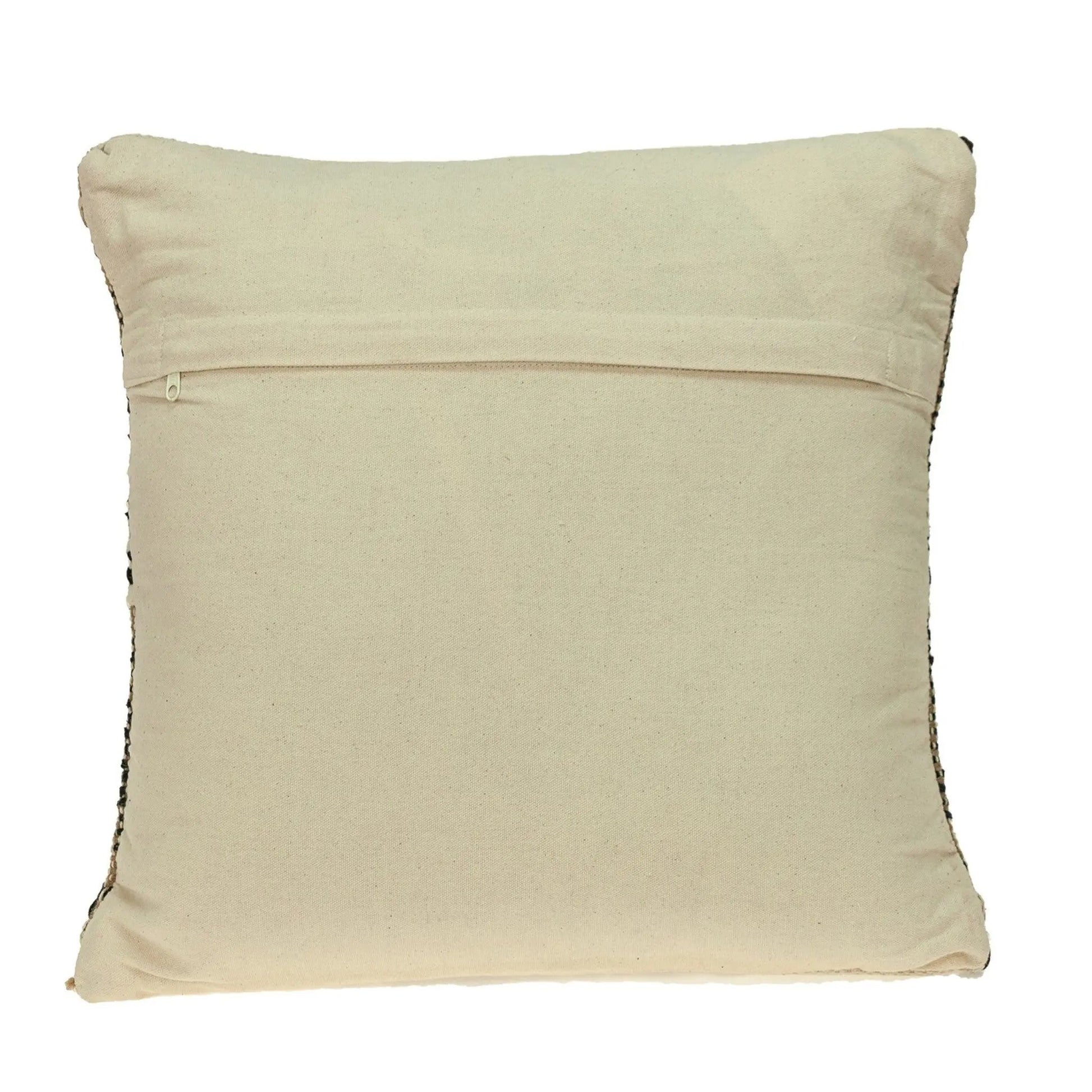 Black And Sand Woven Decorative Pillow Homeroots