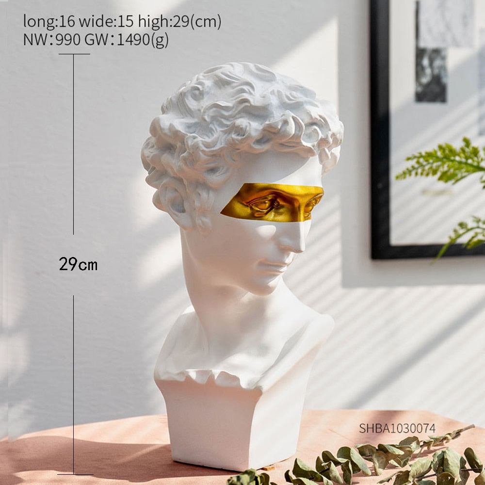 David Resin Statue Sculpture Ze BlakHom