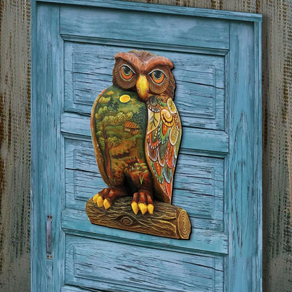 Owl Halloween Door Decor by G. DeBrekht - Thanksgiving Halloween Decor - 8158912H G. DeBrekht