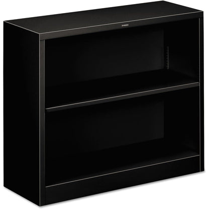 Brigade 2-Shelf 29-Inch H Bookcase, Black Steel (S30ABCP)-0