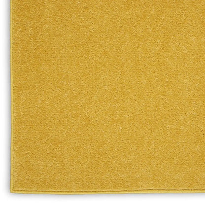 7' X 10' Yellow Indoor Outdoor Area Rug Homeroots