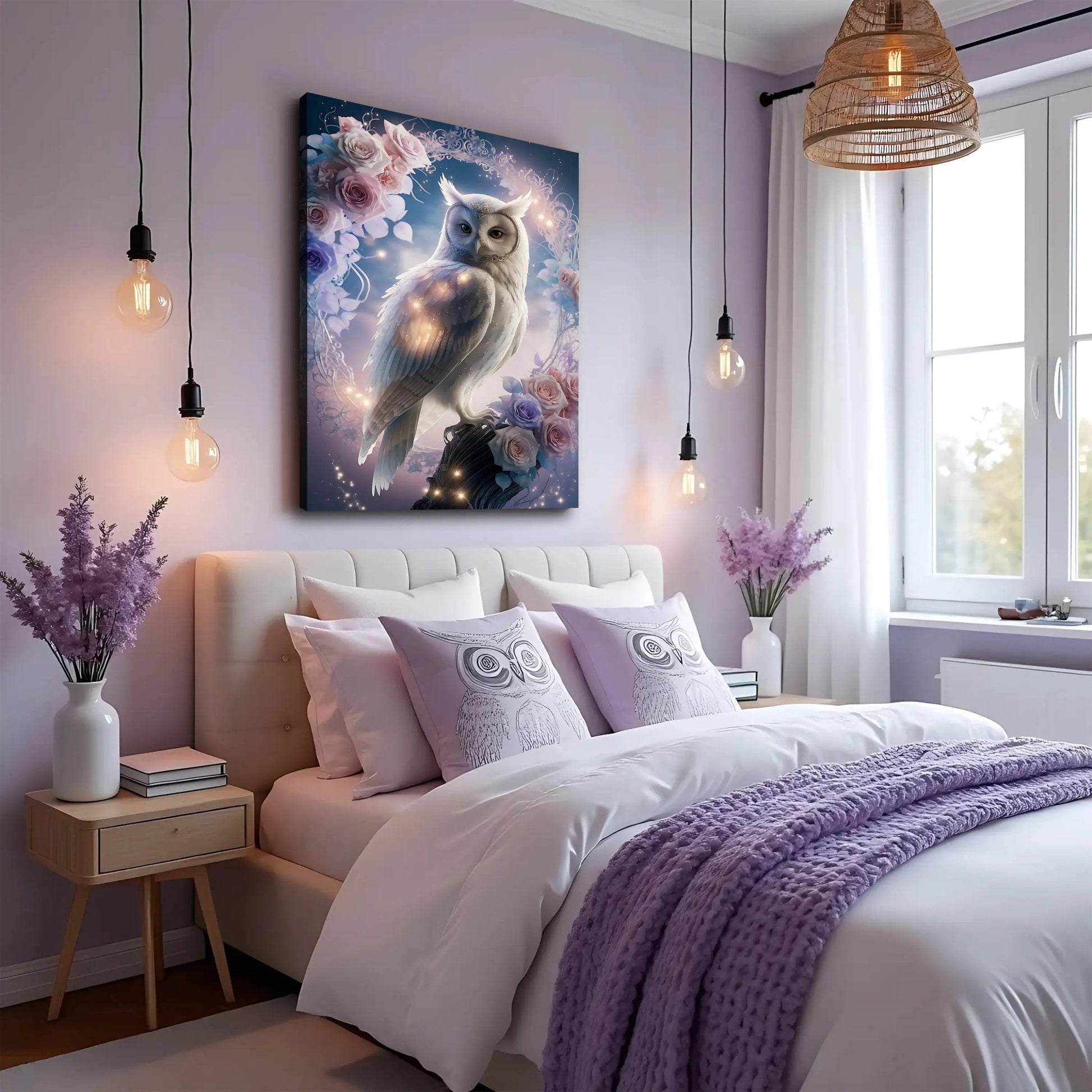 3D Owl Wall Art Tailored Canvases