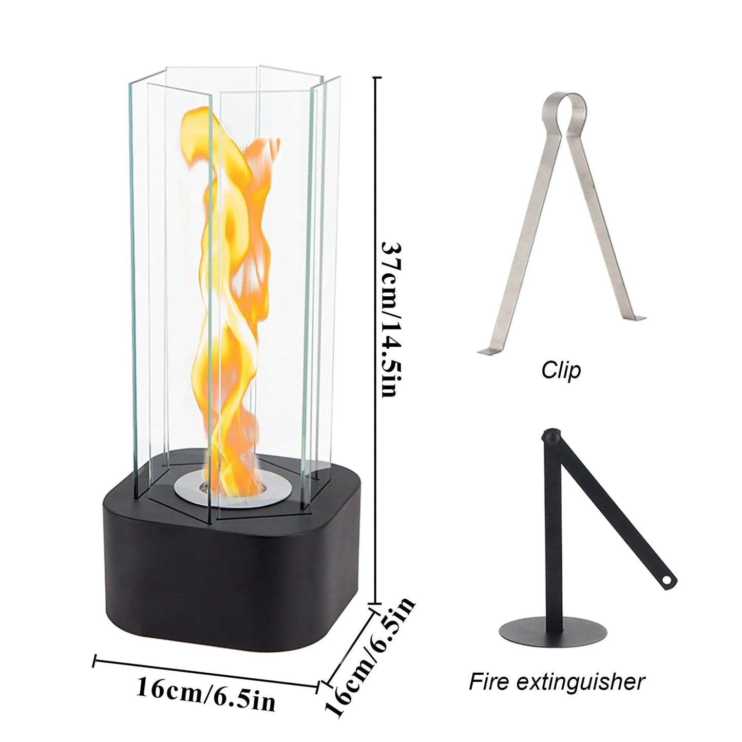 Hexagonal Ethanol-Fueled Alcohol Fireplace for Home Decor-3