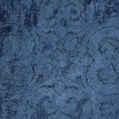 20" Blue Throw Pillow with Tassels-6