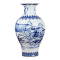 Classic Antique Chinese Blue and White Ceramic Vase Ai BlakHom