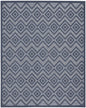7' X 10' Navy Blue Indoor Outdoor Area Rug Homeroots