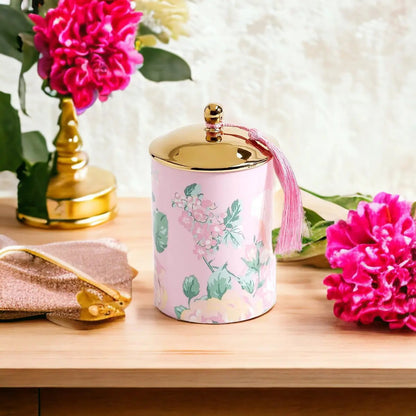 Vintage Floral Candle Set - Vivid Treasure Zone