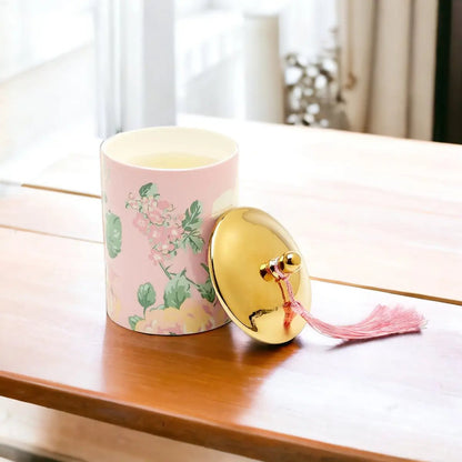 Vintage Floral Candle Set - Vivid Treasure Zone