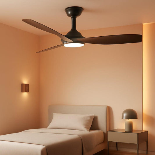 52Inch WeatherResistant Outdoor Ceiling FanWithIntegrated DimmableLEDLighting Systems-0