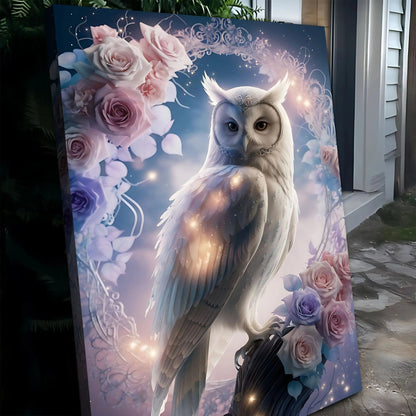 3D Owl Wall Art Tailored Canvases