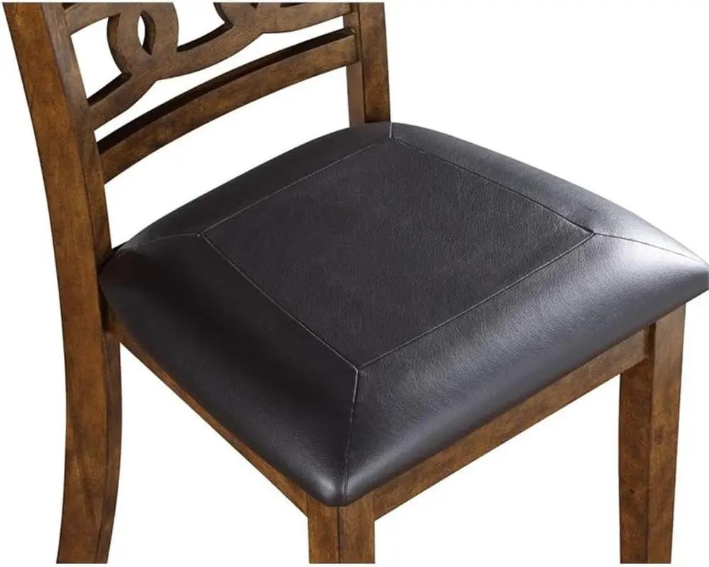 Gia Dining Chairs, Set of 2, Brown ShipItFurniture