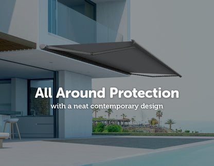 NNEDSZ Duty Full Cassette Motorised Awning - 4.0m x 3.0m-2