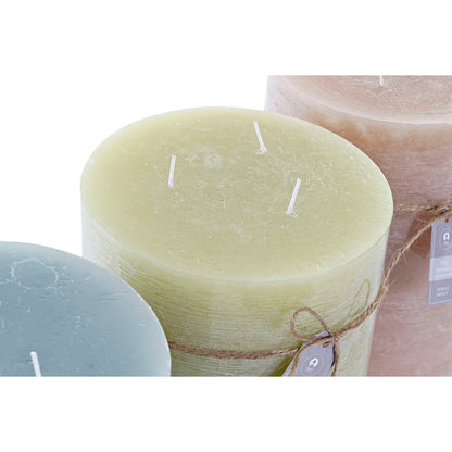 Candle DKD Home Decor Vanilla Wax (3) (3 Pieces) DKD Home Decor