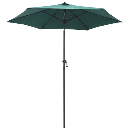 NNEVL Parasol Green 200x211 cm Aluminium-0