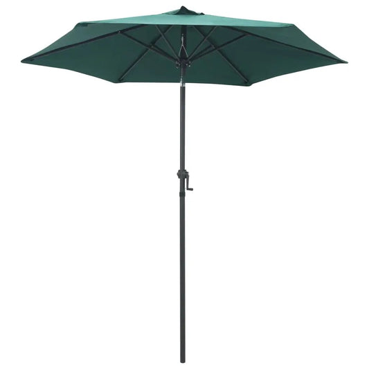 NNEVL Parasol Green 200x211 cm Aluminium-0