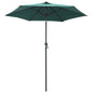 NNEVL Parasol Green 200x211 cm Aluminium-0