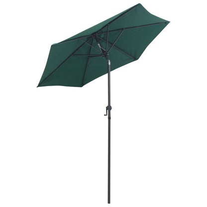NNEVL Parasol Green 200x211 cm Aluminium-1
