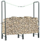 NNEVL Firewood Rack Anthracite 120x35x120 cm Steel-0