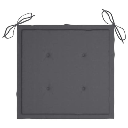 NNEVL Garden Chair Cushions 2 pcs Anthracite 40x40x3 cm Fabric NNEVL