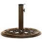 NNEVL Umbrella Base Bronze 44x44x31 cm Cast Iron NNEVL