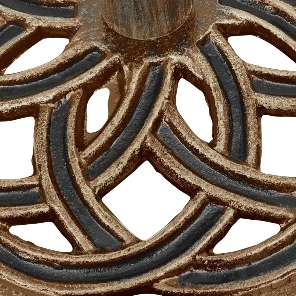 NNEVL Umbrella Base Bronze 44x44x31 cm Cast Iron NNEVL