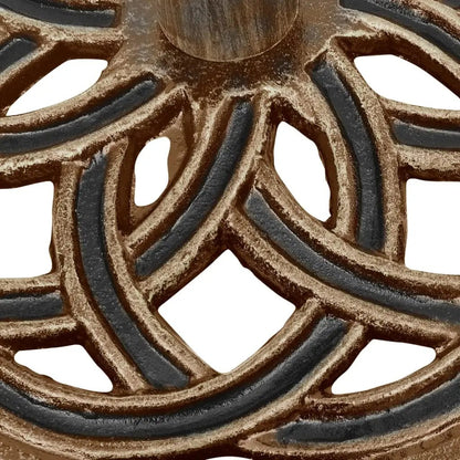 NNEVL Umbrella Base Bronze 44x44x31 cm Cast Iron NNEVL