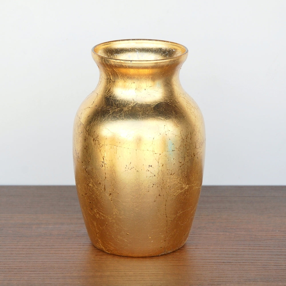 Greek Style Gold Flower Vase M BlakHom