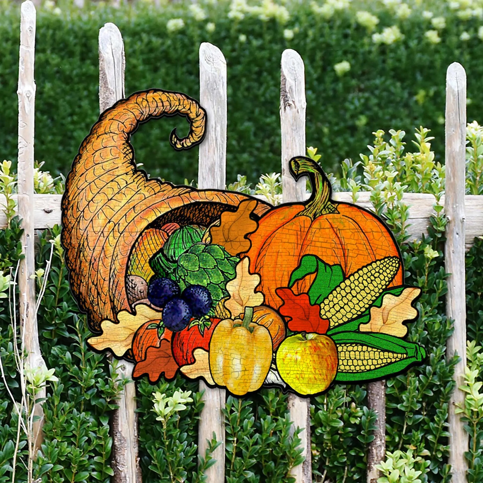 Thanksgiving Halloween Door Decor by G. DeBrekht - Thanksgiving Halloween Decor - 8158905H G. DeBrekht