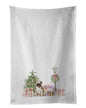 Pug Fawn with Christmas Wonderland Kitchen Towel Set of 2 Caroline's Treasures