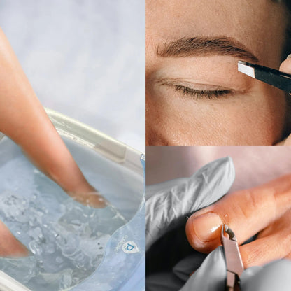 Ultimate Home Spa and Grooming Bundle (Foot Spa Massager + Salon Quality Manicure Tool Kit + Precision Perfection Bundle)-2