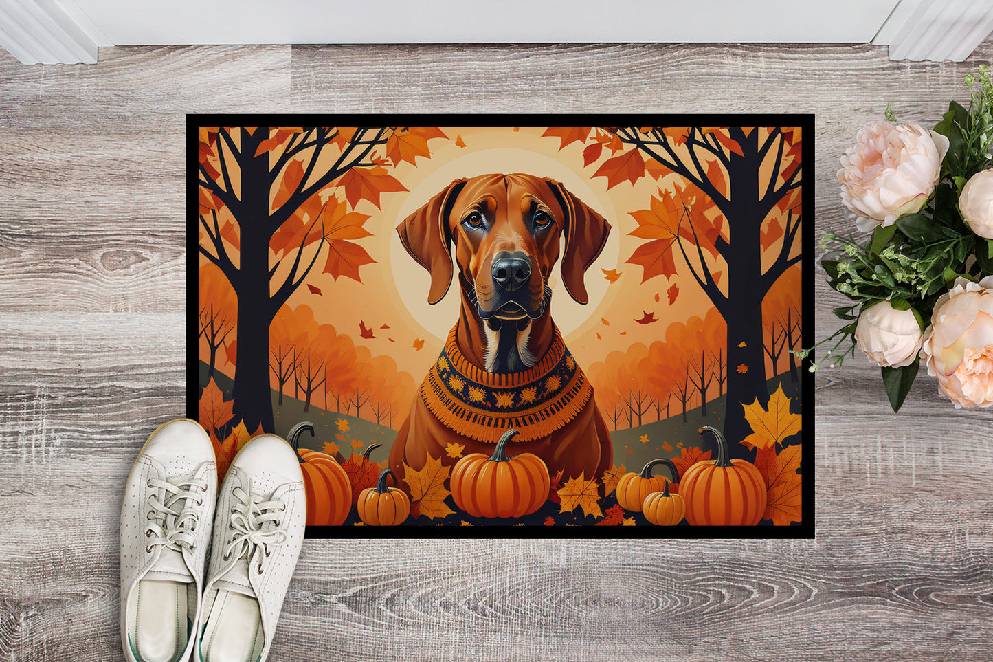 Rhodesian Ridgeback Fall Doormat Caroline's Treasures